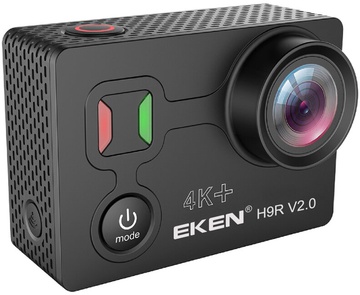 Eken H9R V2.0 4K с набором креплений и аквабоксом (Черный)