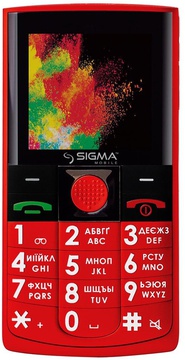 Sigma mobile Comfort 50 SOLO Red
