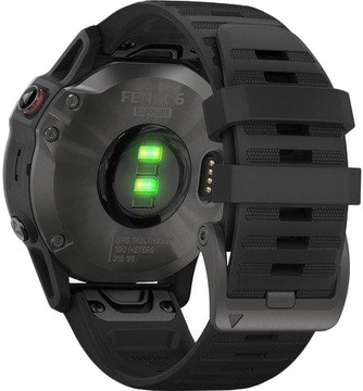 Garmin Fenix 6 Pro Sapphire Сarbon Grey DLC with Black Band (010-02158-11) (UA)