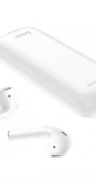 Hoco ES31 AirPods with PowerBank 3000 mAh White