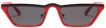HBK Sexy Cat Eye Sunglasses (c6 red frame/grey lenses)