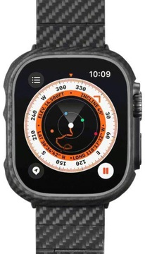 Pitaka Air Case for Apple Watch Ultra 49mm Black/Grey (KW3001A)