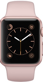 Apple Watch 38mm Series 1 Rose Gold Aluminum Case with Pink Sand Sport Band (MNNH2) CPO
