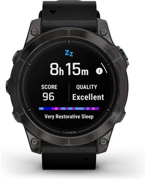 Garmin Epix Pro Gen 2 Sapphire 47mm Carbon G. DLC Tit. with B. Leather Band (010-02803-30)