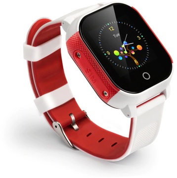 Lemfo DF50 Ellipse Aqua с GPS трекером (Бело-красный)