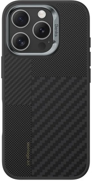 Benks Montage Armor Pro Kevlar Case for iPhone 16 Pro with MagSafe Black