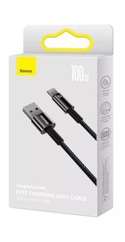 Baseus Tungsten Gold Fast Charging Data Type-C 100W (1m) Black