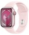 Apple Watch Series 9 GPS + Cellular 41mm Pink Aluminum Case With Light Pink Sport Band - S/M (MRHY3)