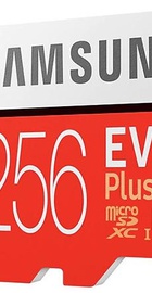 Samsung 256 GB microSDXC Class 10 UHS-I U3 EVO Plus + SD Adapter MB-MC256HA