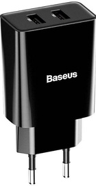 Baseus Speed Mini Dual U Charger 10.5W Black (CCFS-R01)
