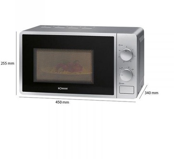 Bomann MW 6014 CB Silver