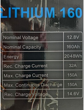 Extralink LiFePO4 12.8V 160Ah (EX.30462)