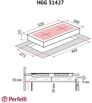 Perfelli HGG 31427 BL