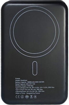 Proove 10000mAh Hoodman Magnetic 20W Black (PBH120010001)