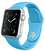 Apple Watch Sport 38mm Silver Aluminum Case with Blue sport Band (MLCG2)