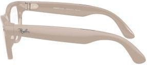 Ray-Ban Meta Skyler Gen 2 Stand.Shiny Chalky Gray Frame/Clear to Sapphire Transit.Lenses RW4014 6700MF 52-20
