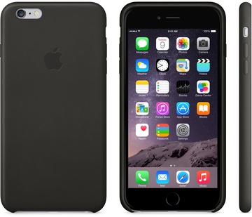 Apple iPhone 6 Plus Leather Case Black (MGQX2)