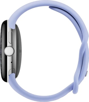 Google Pixel Watch 4 41mm Wi-Fi Polished Silver Aluminum case / Iris Active Band