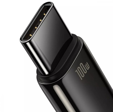 Baseus Tungsten Gold Fast Charging Data Type-C 100W (1m) Black