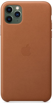 Apple iPhone 11 Pro Leather Case Saddle Brown (high copy)