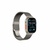 AmazingThing Premium Metal Band for Apple Watch 42/44/45/46/49 mm Titanium