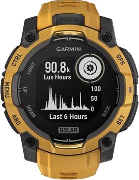 Garmin Instinct 3 45mm Solar Sunburst with Sunburst/Gray Band (010-02934-02)
