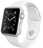 Apple Watch Sport 38mm Silver Aluminum Case with White Sport Band (MJ2T2)
