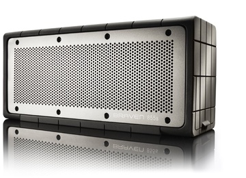 Braven BRVHD Portable Wireless Black Silicone wrap with Gray grill