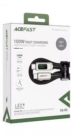 Acefast C6-03 Digital Display USB-C to USB-C 100W 5A (2m) Black