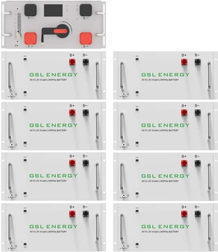 GSL ENERGY LiFePO4  409V 314AH 128kWh (GSL-R128K)
