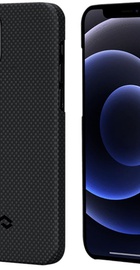Pitaka MagEZ Case Plain for iPhone 12 Black/Grey (KI1202M)