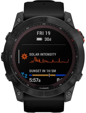 Garmin Fenix 7X Solar Slate Gray with Black Band (010-02541-00/01)