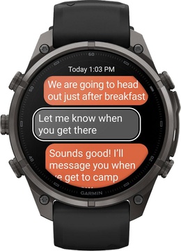 Garmin Fenix 9 Pro inReach 47mm Carbon Gray DLC Titanium w. Black/Pebble Gray Silicone B. (010-04336-10/11)