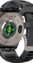 Garmin Fenix 9 Pro inReach 47mm Titanium with Graphite/Black Silicone Band (010-04336-20/21)