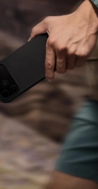 Pitaka Aramid ProGuard Case for iPhone 17 Pro 600D Black/Grey [Twill] (KI1701MGP)