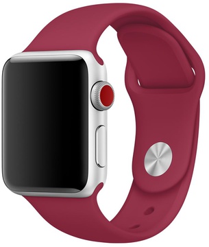 Apple Watch 38mm/40mm/41mm/42mm Rose Red Sport Band (MQUK2) (high copy)