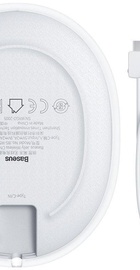 Baseus Jelly Wireless Charger 15W White (WXGD-02)