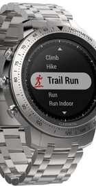 Garmin fenix Chronos Steel with Brushed Stainless Steel Watch Band (010-01957-02)