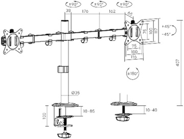 Brateck LDT66-C024