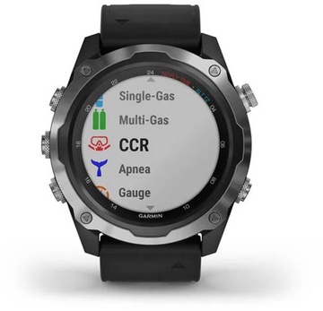 Garmin Descent Mk2 Stainless Steel with Black Band (010-02132-00)