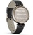 Garmin Lily Cream Gold Bezel with Black Case and Italian Leather Band (010-02384-B1)