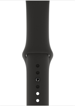 Apple Watch Series 4 GPS + Cellular 44mm Space Black Stainless Steel Case with Black Sport Band (MTV52, MTX22)