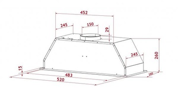 Perfelli BIS 5884 BL 1200 LED