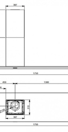 Falmec LUMEN IS.175 NRS (LEFT) (CLUI75.E5P2#NEUI490F)
