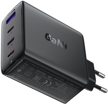 Acefast A94 100W GaN (3xUSB-C + USB-A) Black
