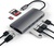 Satechi Type-C Multi-Port Adapter 4K with Ethernet V2 Space Grey (ST-TCMA2M)