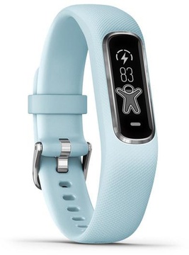 Garmin Vivosmart 4 Azure Blue with Silver Hardware Small/Medium (010-01995-24/14)
