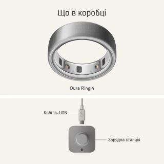 Oura Ring 4 Brushed Silver Size 6 (JZ90-54220-06)
