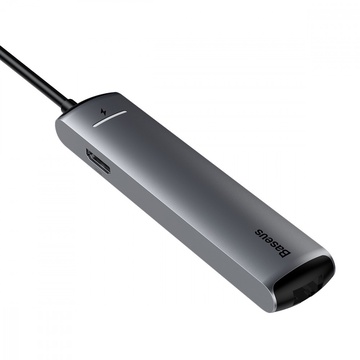 Baseus Mechanical Eye 6-in-1 Type-C to 3xUSB3.0+RJ-45+HDMI (CAHUB-J0G)