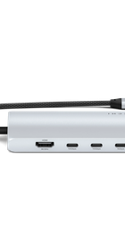 Satechi USB-C Multiport Adapter 8K with Ethernet V3 Silver (ST-P8KES)